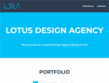 Tablet Screenshot of lotusstudio.co